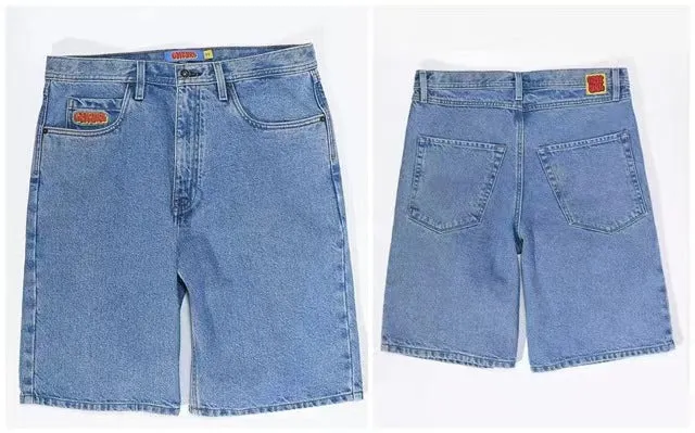 Znbbw Year's Popular Street Clothing JNCO Jeans Y2K Casual Hip-Hop Blue Baggy Jeans - Image 6