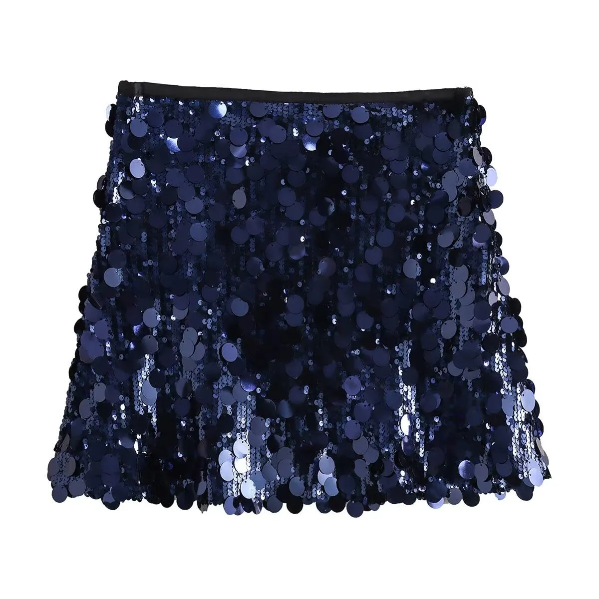Znbbw 2024 New Sequins Decorative Fashion Miniskirt 3920139 808 - Image 4