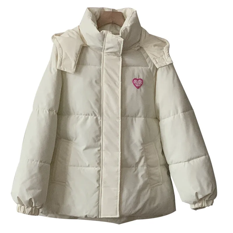 Fufu Short Cotton-Padded Clothes Female 2024 New Winter Thickened Cold Korean Lovely Cotton-Padded Clothes Cotton-Padded Clothes Bread Clothes - Image 3