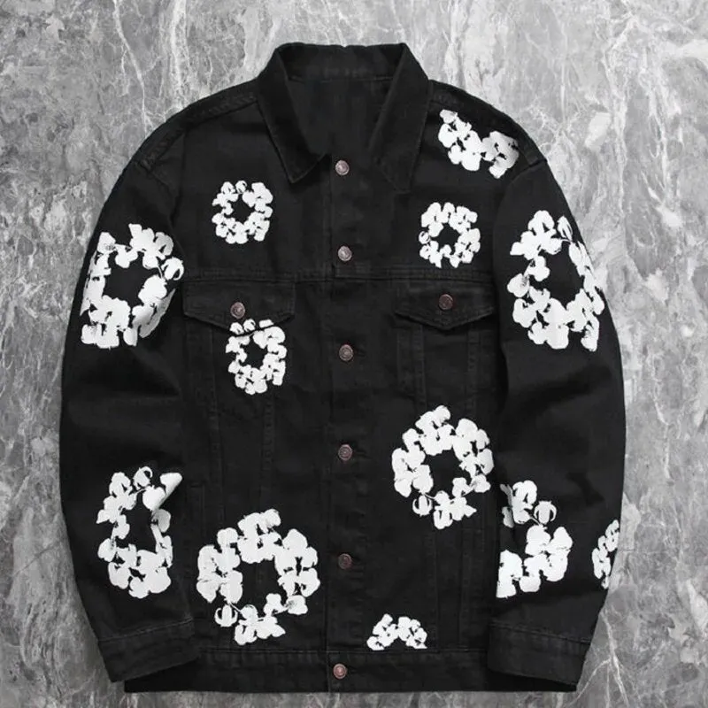 Znbbw Chaochao Kapok Retro Water Washed Loose Straight Tube Casual Men's Jeans - Image 2