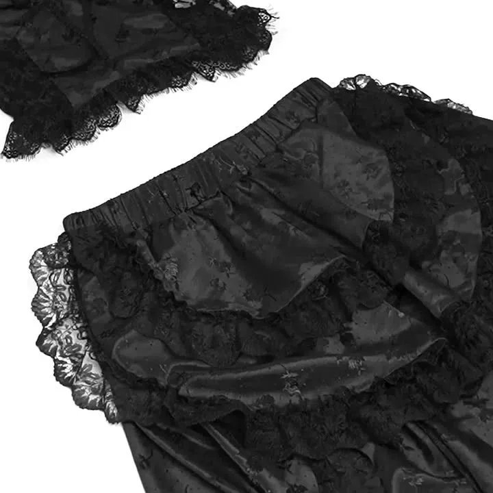 Znbbw Autumn New Trailing Waist Skirt Temperament Elegant Court Style Jacquard Spliced Blouse Girl - Image 7