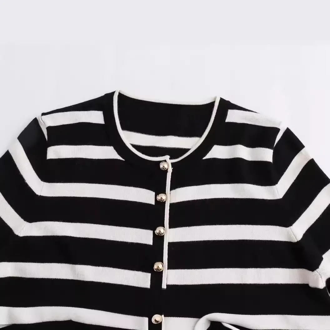 Znbbw And Winter New Row Buckle Knitted Coat 0506110 - Image 3