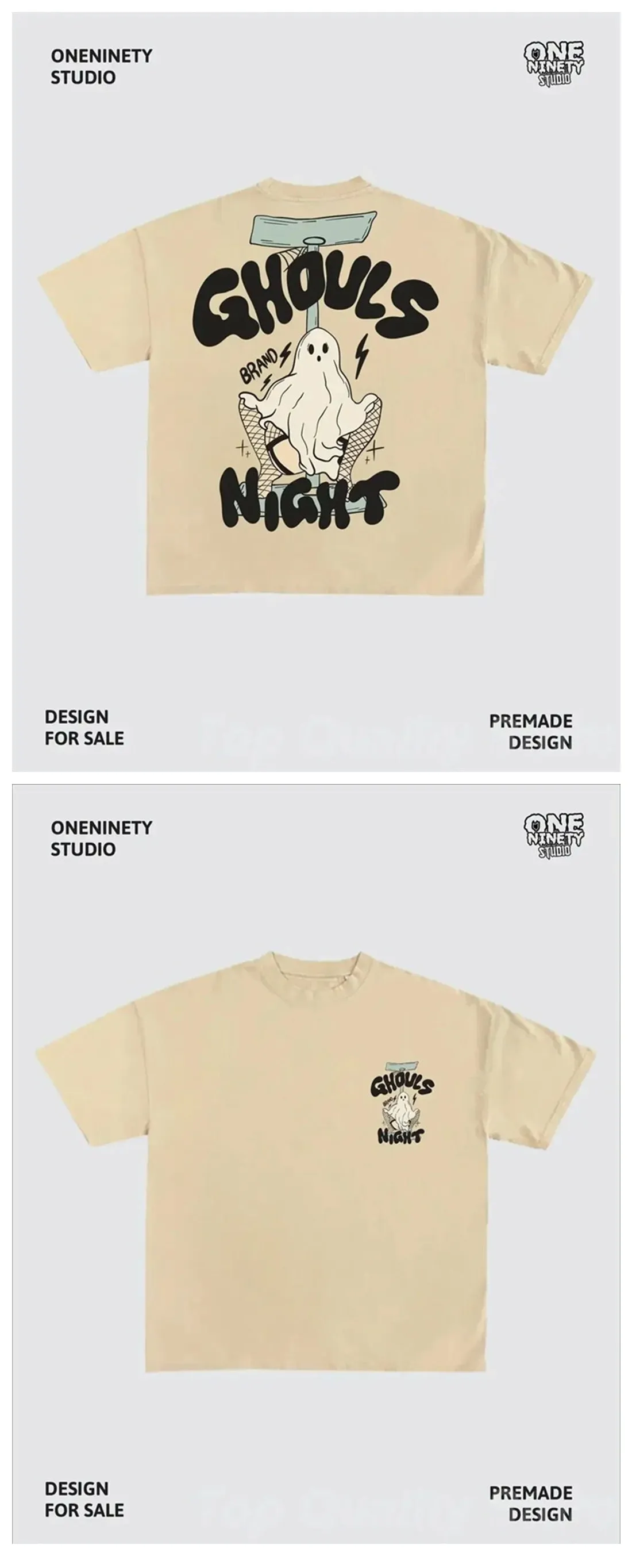 Znbbw Street Skull Money Printing Oversized Pattern T-Shirt Gothic Cotton T-Shirt Y2k Blouse Short Sleeves For Harajuku Couple - Image 7