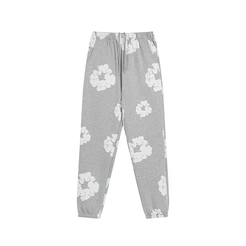 Znbbw High Street Tide Card Letter Printed Loose Jeans Jacket Men's And Women's Same High Street Suit