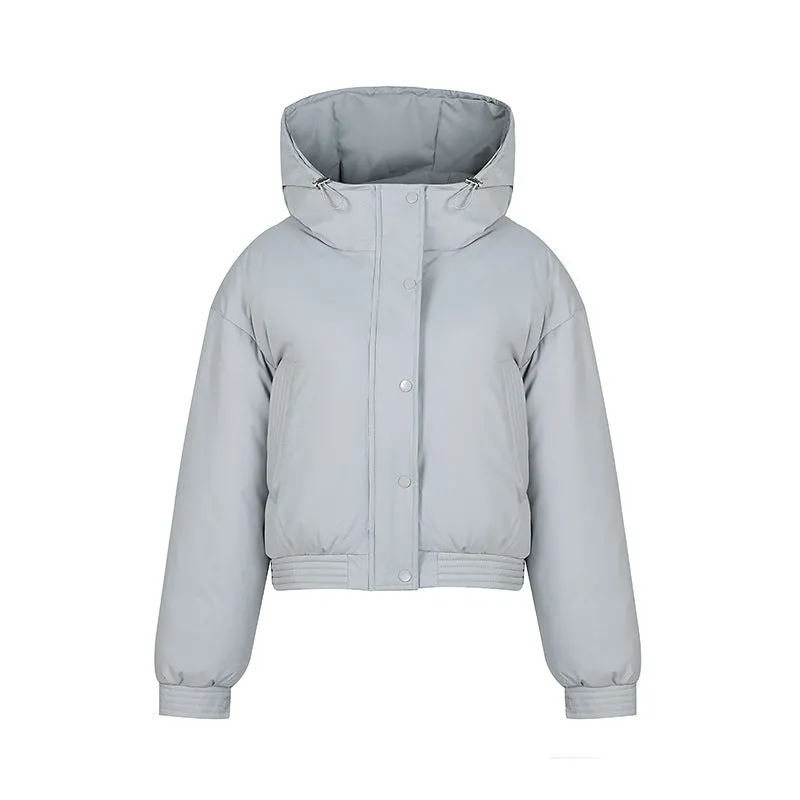 Korean Small Tall Waist Short Down Cotton Jacket Female 2024 Winter New Versatile With Thick Bread Jacket - Image 8