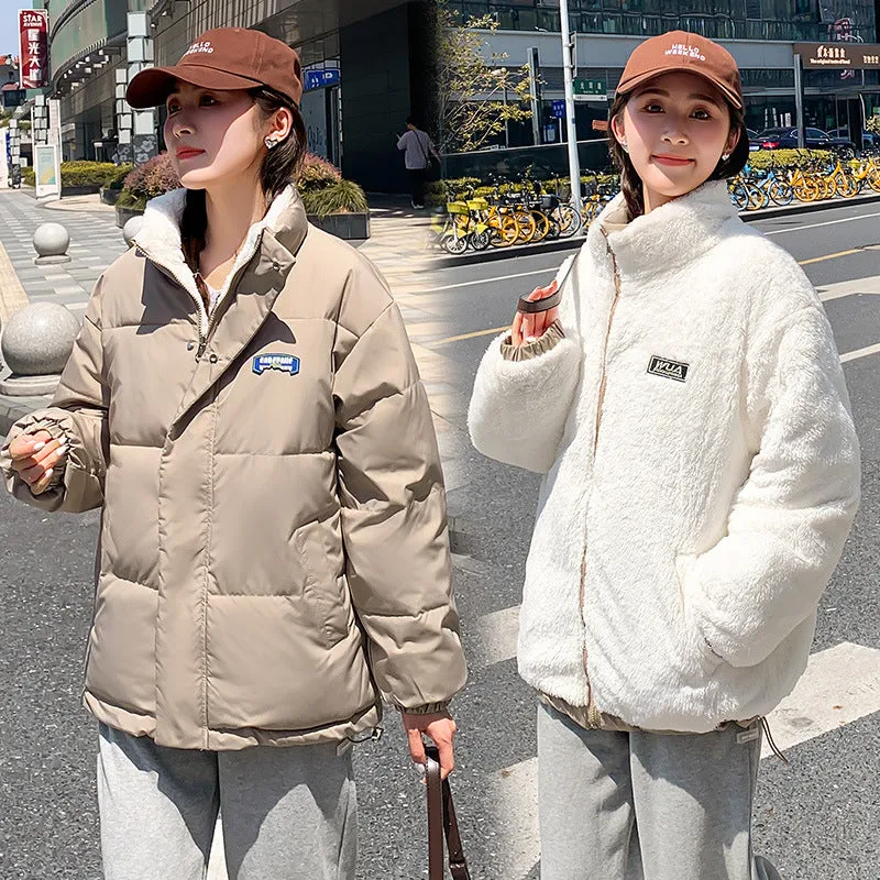 Winter New Down Cotton-Padded Jacket Korean Version Loose And Thick Short Students Wear Cotton-Padded Jacket Jacket - Image 4