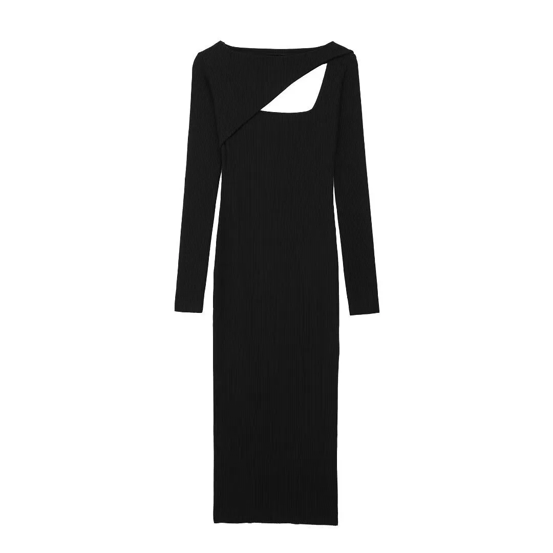 Znbbw New Asymmetrical Slimming Dress With Open Design 5584455