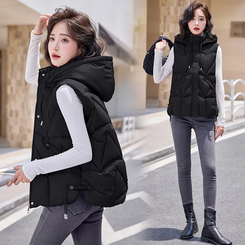 And Winter Fashion Foreign Style Reduce Age Mother Down Cotton Jacket Coat Female Winter Short Money Loose And Thick Women Cotton Horse Clip - Image 2