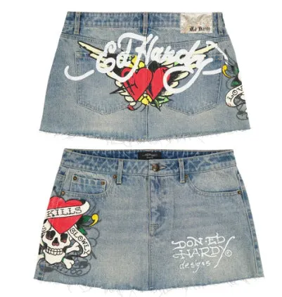 Znbbw New Hot Girl Denim Skirt With Buttocks In E-Commerce In Spring And Summer Shows That Y2k Is Thin And Defensive.