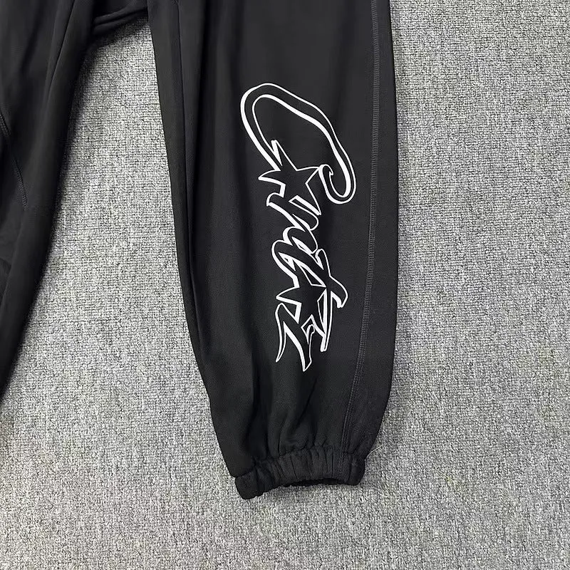 Znbbw Five-Star Ship Printing Loose Hooded Hoodie Street Sports And Leisure Suit Trend - Image 5