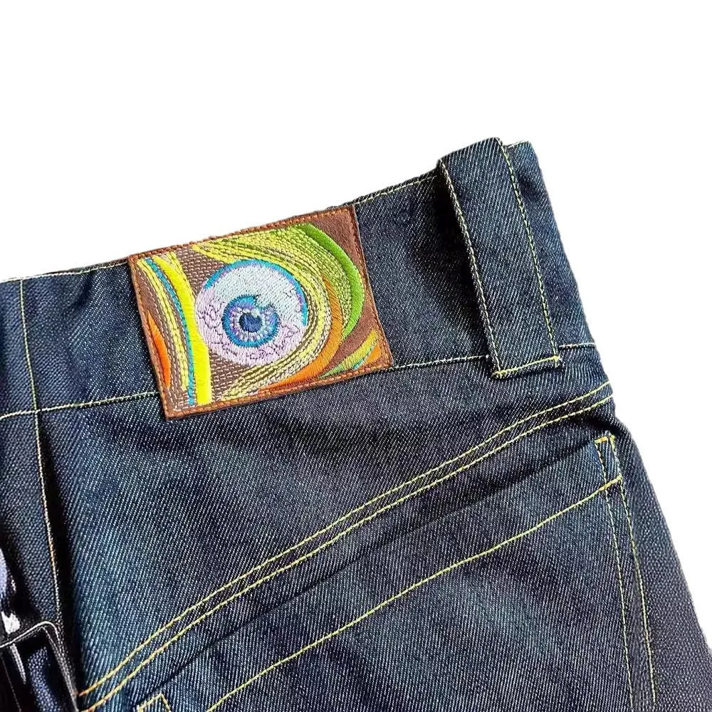 Znbbw Y2K Jeans Street Clothing Original Hip-Hop Vintage Neo-Gothic Baggy Jeans - Image 7