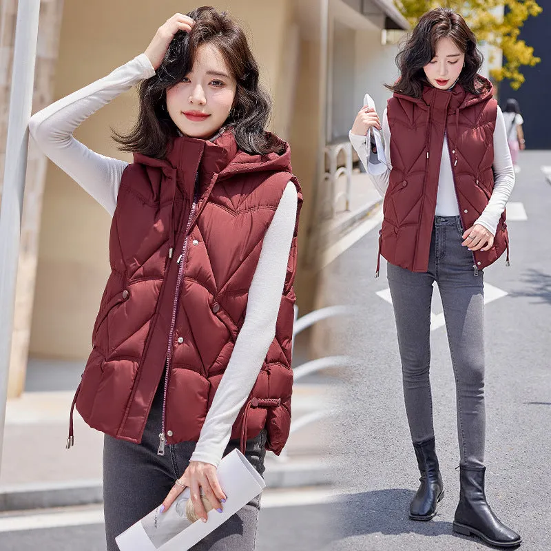 And Winter Fashion Foreign Style Reduce Age Mother Down Cotton Jacket Coat Female Winter Short Money Loose And Thick Women Cotton Horse Clip - Image 7