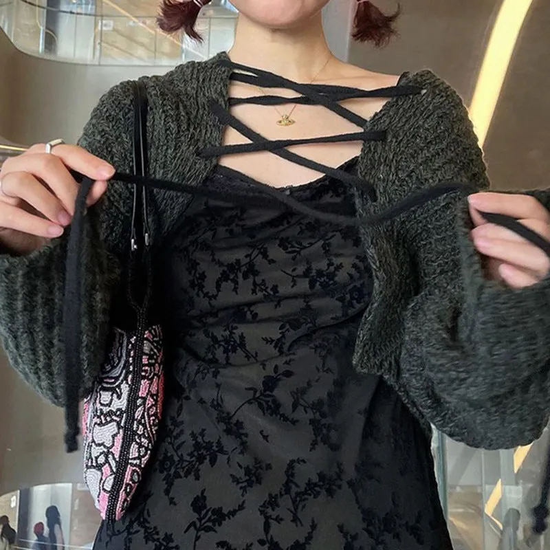 2024 New Elegant Literature And Art French Lazy Retro Style Thin Lace Printed Sling Dress In Summer - Image 2