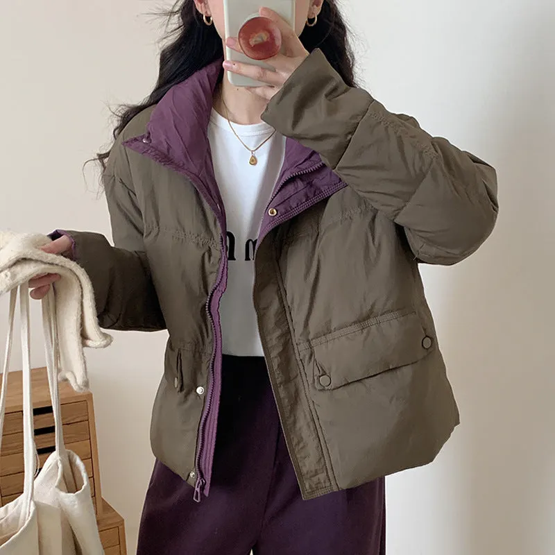 Winter New Women's Fashion Cotton-Padded Clothes Hot Style Design Sense Short Cotton-Padded Jacket Small Down Cotton Jacket Coat Tide - Image 6