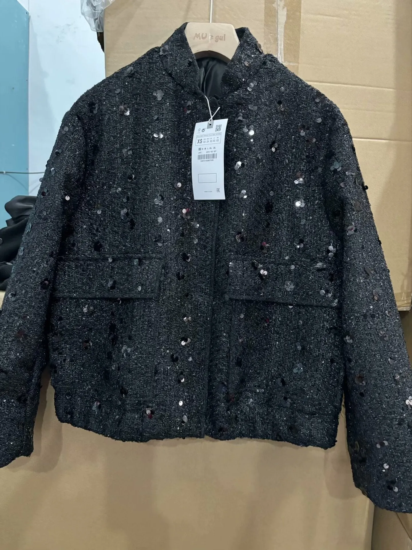 Znbbw Version Of The New Autumn Series Of Beads Decorated With Loose Woolen Jackets 7925993