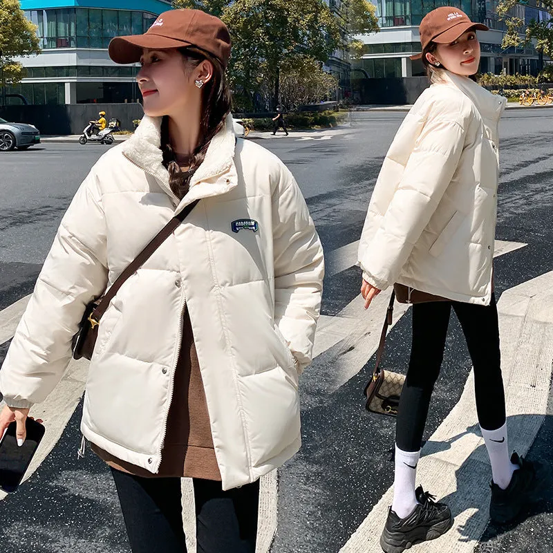 Winter New Down Cotton-Padded Jacket Korean Version Loose And Thick Short Students Wear Cotton-Padded Jacket Jacket - Image 2