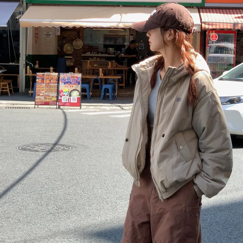 New 2024 Winter Korean Winter Dress With Velvet And Thick Coat - Image 3