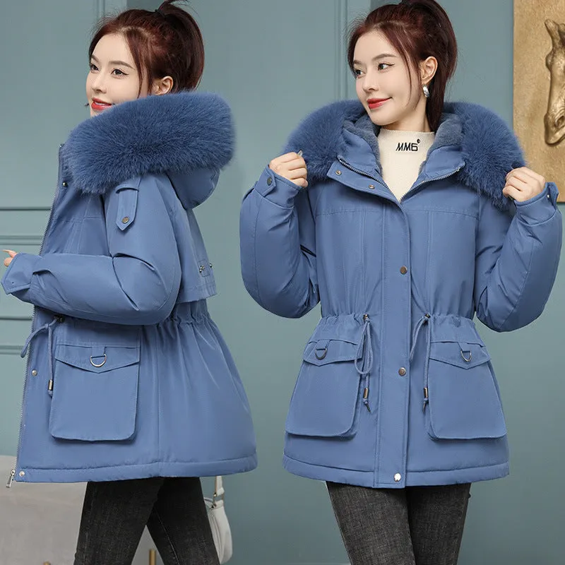 To Overcome The Female Short Korean Version Of Fashion Loose Tooling Down Cotton Clothes Winter Waist Large Size Thick Small Padded Clothes - Image 4