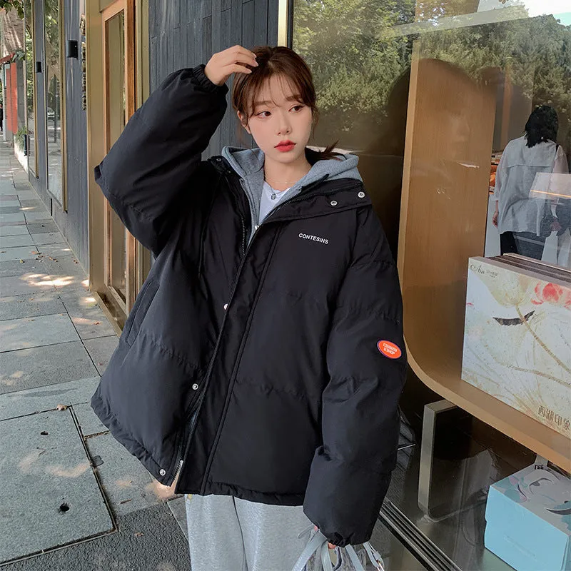 Bread Clothes Short Down Cotton-Padded Clothes For Women In 2024 New Fashion Autumn And Winter Coat Thick Cotton-Padded Jacket - Image 4