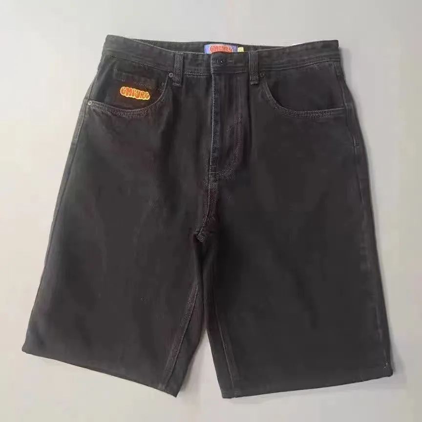 Znbbw Year's Popular Street Clothing JNCO Jeans Y2K Casual Hip-Hop Blue Baggy Jeans - Image 4