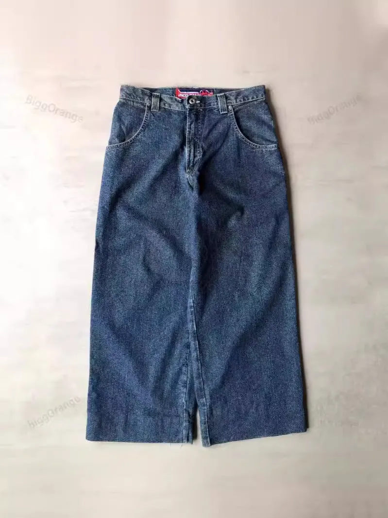 Znbbw Baggy Jeans JNCO Hip-Hop Street Clothing Vintage Harajuku High-Waist Wide-Leg Jeans - Image 8