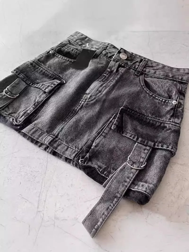 Znbbw Women's Short Skirt Plus Anti-Walking Guofu Gothic Black Y2k Mini Ski Fashion Harajuku - Image 3