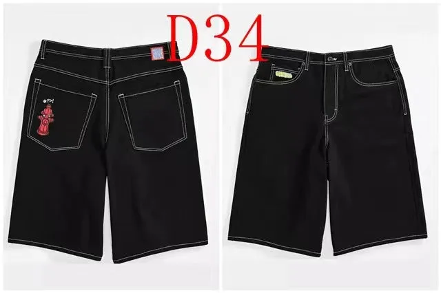 Znbbw Year's Popular Street Clothing JNCO Jeans Y2K Casual Hip-Hop Blue Baggy Jeans