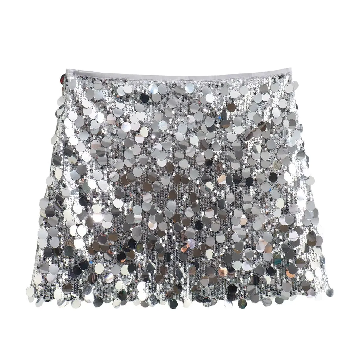 Znbbw 2024 New Sequins Decorative Fashion Miniskirt 3920139 808 - Image 3