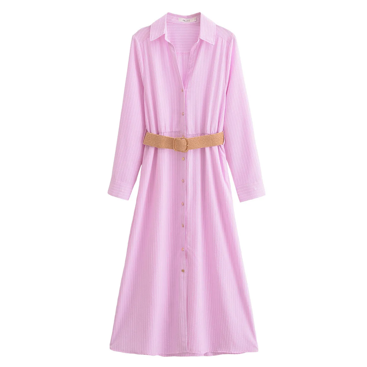 Znbbw Summer Belt-Lined Commuter Style Dress 8372088