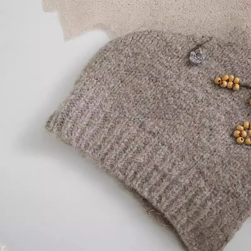 Znbbw Autumn New Beaded Sweaters With Loose Semi-High Necks 01957101706 - Image 4