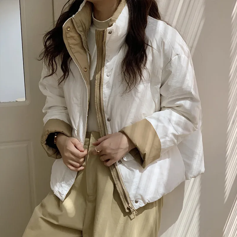 Winter New Women's Fashion Cotton-Padded Clothes Hot Style Design Sense Short Cotton-Padded Jacket Small Down Cotton Jacket Coat Tide - Image 2