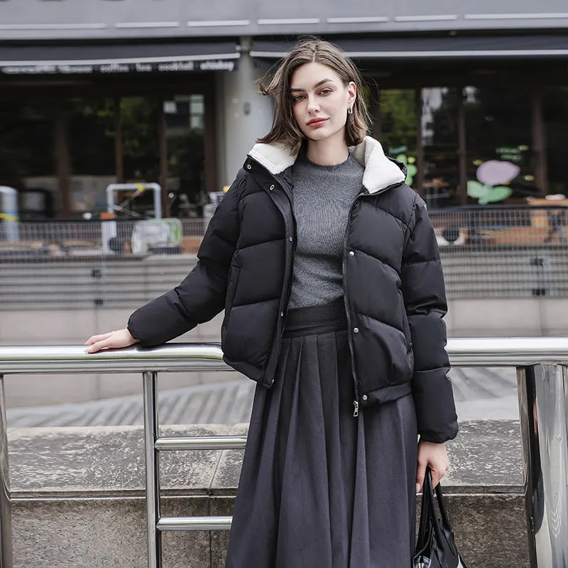 Cotton-Padded Jacket Women's New Winter Removable Sleeves Cotton-Padded Clothes Warm And Thick Loose Cotton-Padded Jacket Hooded Bread Coat - Image 2