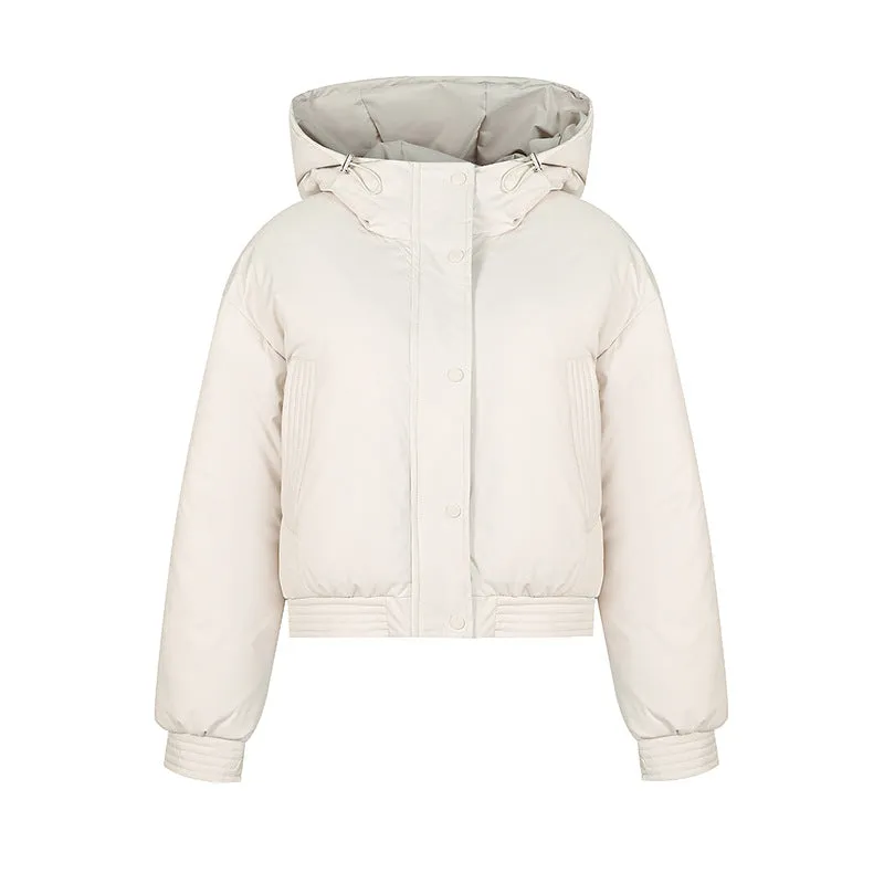 Korean Small Tall Waist Short Down Cotton Jacket Female 2024 Winter New Versatile With Thick Bread Jacket - Image 6