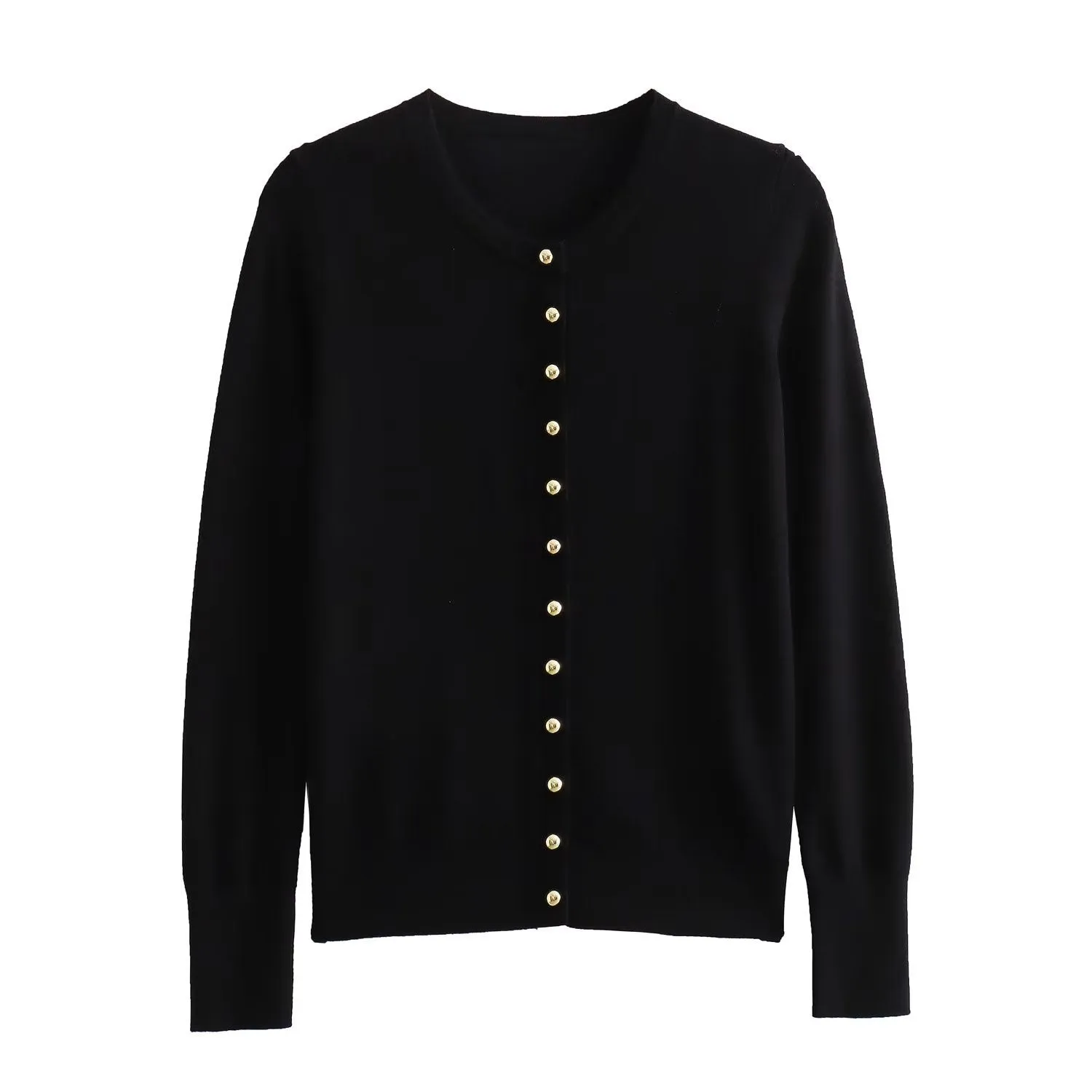 Znbbw And Winter New Row Buckle Knitted Coat 0506110 - Image 4