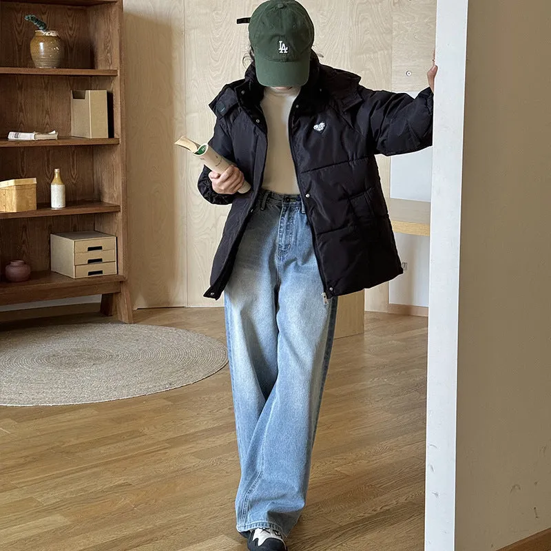 Fufu Short Cotton-Padded Clothes Female 2024 New Winter Thickened Cold Korean Lovely Cotton-Padded Clothes Cotton-Padded Clothes Bread Clothes - Image 2