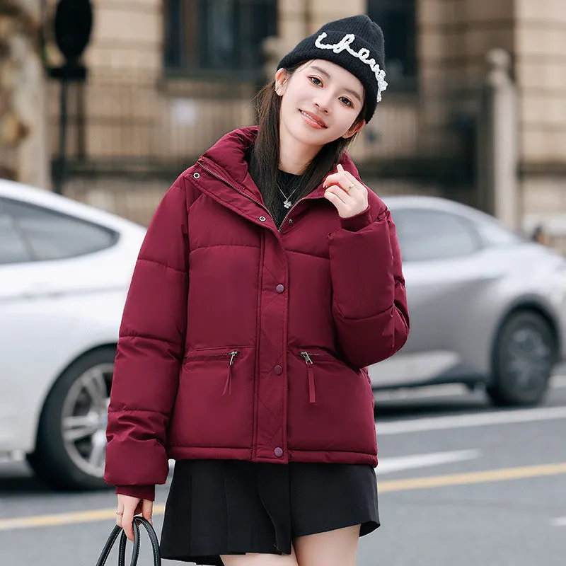 Style Down Cotton Jacket Women's Winter Jacket