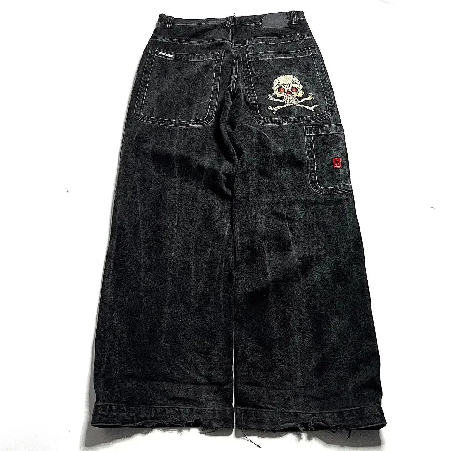 Znbbw Y2K Polar Boy Jeans Hip-Hop Cartoon Pattern Loose Harajuku High Waist Wide Pants - Image 5