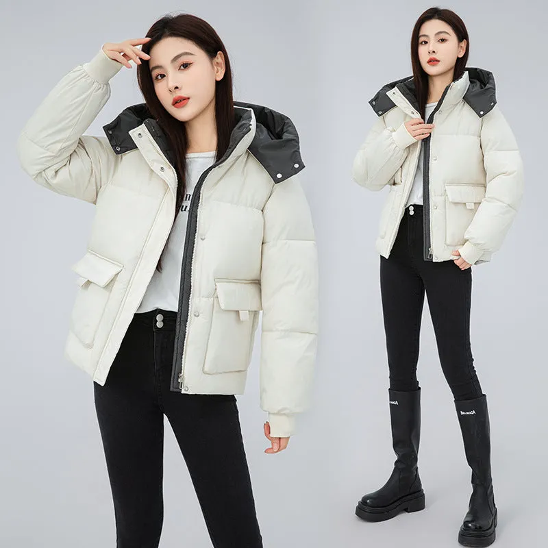 2024 New Korean Version Loose And Thick Warm Cotton-Padded Coat Cotton-Padded Coat - Image 2
