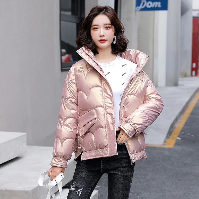 2024 New Korean Version Loose Cotton-Padded Jacket Small Cotton-Padded Jacket Coat - Image 3