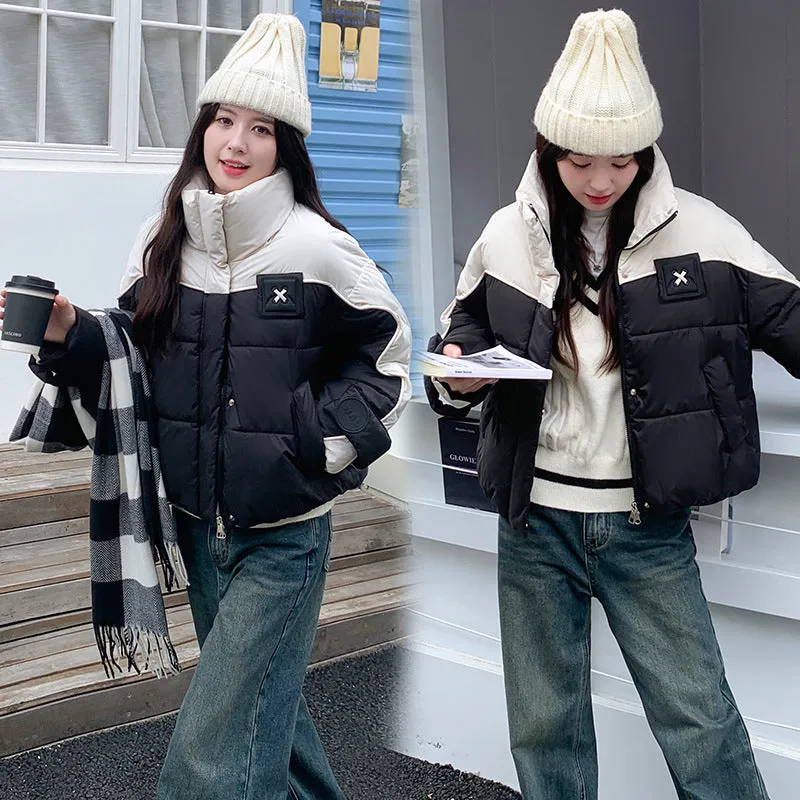 New Down Cotton Clothes Women's Winter Short Loose And Thick Padded Clothes Fashion Bread Clothing Fashion Casual Coat - Image 4