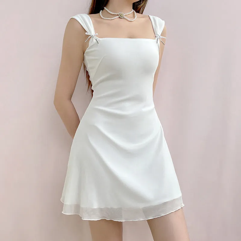 Women's Wear Street Hot Girls In Spring And Summer 2024 Are Fashionable And Wear Chiffon Suspenders. - Image 3