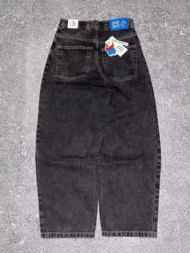 Znbbw Y2K Polar Boy Jeans Hip-Hop Cartoon Pattern Loose Harajuku High Waist Wide Pants - Image 14