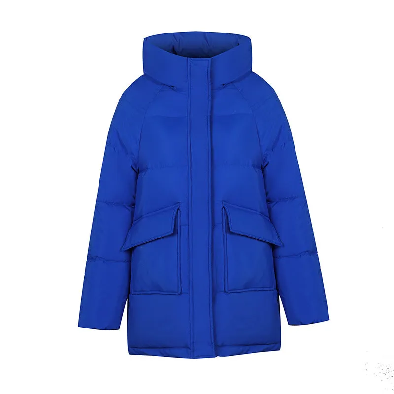 Bread Clothes In The Long Down Cotton-Padded Clothes For Women In 2024 New Tide Winter Coat Thick Cotton-Padded Jacket - Image 6
