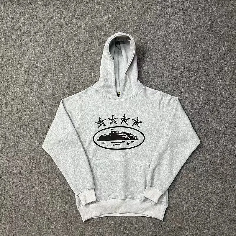 Znbbw Five-Star Ship Printing Loose Hooded Hoodie Street Sports And Leisure Suit Trend - Image 11