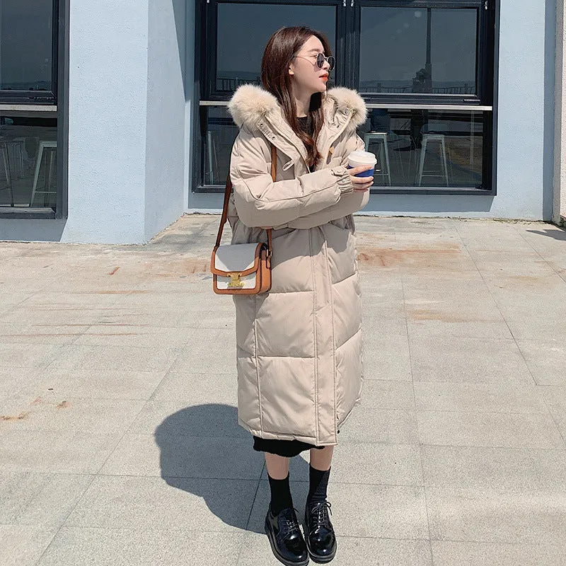 Down Cotton-Padded Clothes Cotton Clothes Women Winter Hot Style Oversize Loose Thickened Coat 2024 New - Image 2