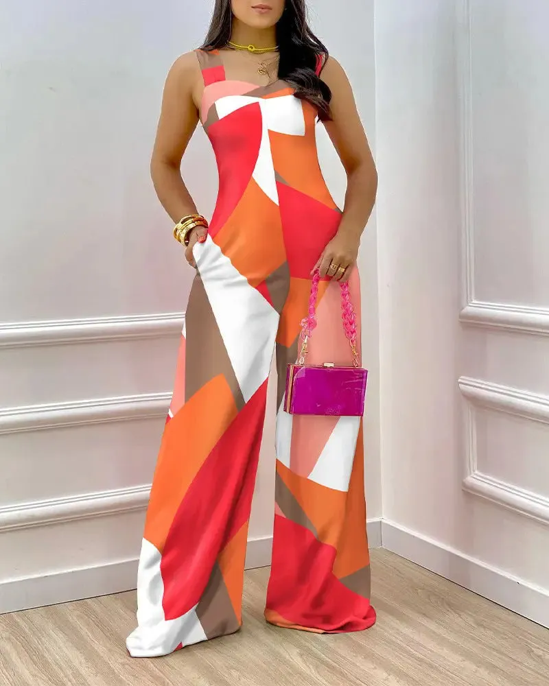 Znbbw Independent Station Popular Style New Trend Printing Fashion One-Piece Trousers