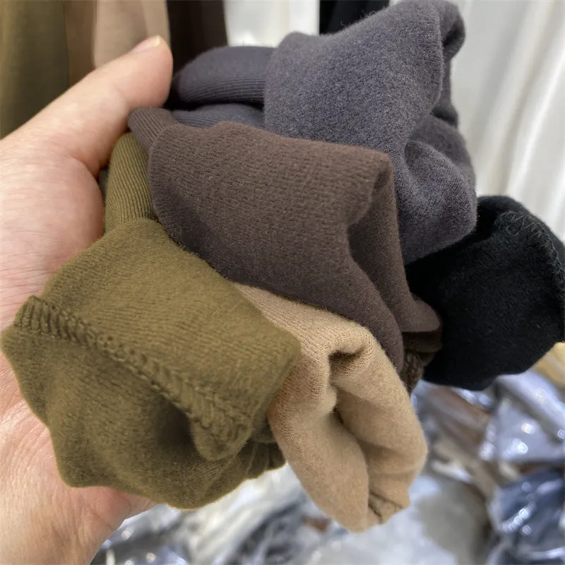 Znbbw Half-High-Necked Bottomed Shirt Lady's New Plush Long-Sleeved T-Shirt In Autumn And Winter - Image 7