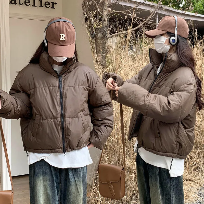 Year's Popular Hot Style Short Down Cotton Clothes Women Small 2024 Winter Korean Version Bread Clothes Cotton Coat - Image 3