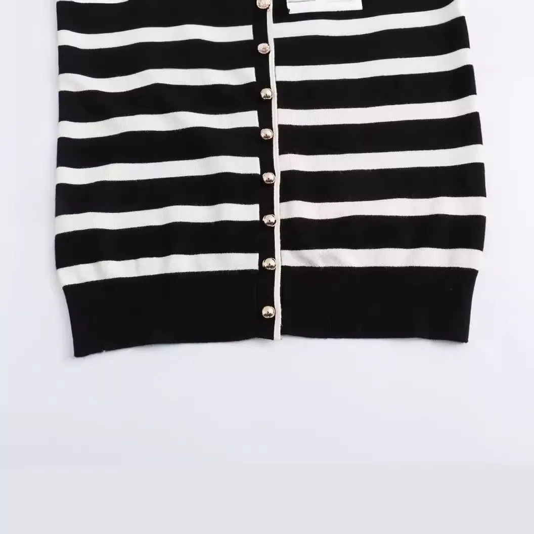 Znbbw And Winter New Row Buckle Knitted Coat 0506110 - Image 2