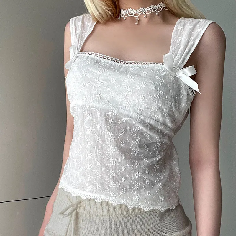 2025Ins Double-Layer Strap Side Zipper Halter Top 2025 Summer New Style Pure Style Vest - Image 4